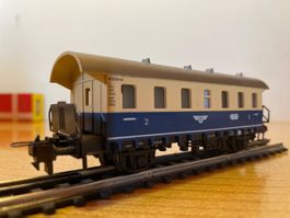 Trix Express 53331200 Personenwagen H0 blau beige