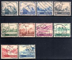 10 FLUGPOSTMARKEN 1941 GESTEMPELT ERHALT SIEHE SCAN - UT18