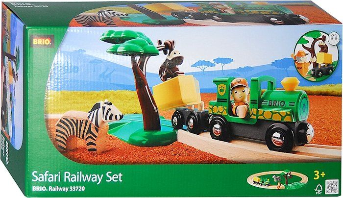 Brio Giocattoli: Brio 33720 Safari Bahn Set 17-teilig – Nuovo e nell'imballaggio originale da Schlatt TG venduto da AndrTra