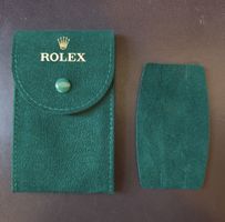 Uhrenetui Rolex Reiseetui grün für eine Armbanduhr