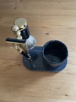 Klassisches Rasur Set, Marmor-Design, Top Zustand!