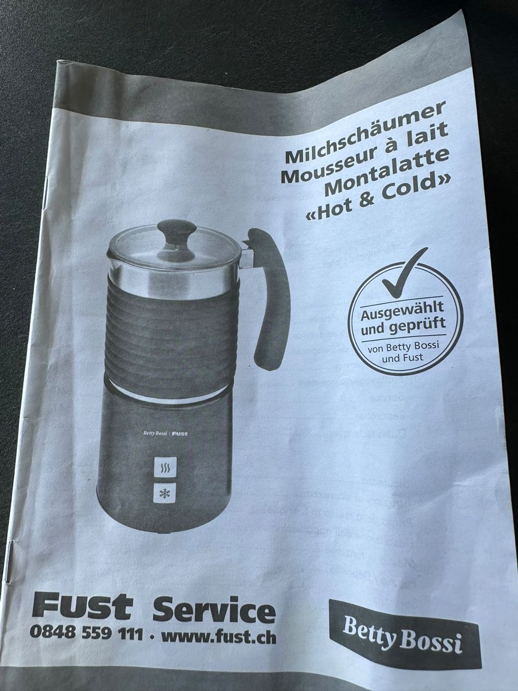 Betty Bossi Elettrodomestici da cucina: Milchschäumer Betty Bossi – Usato da Burgdorf venduto da Apfel62 3