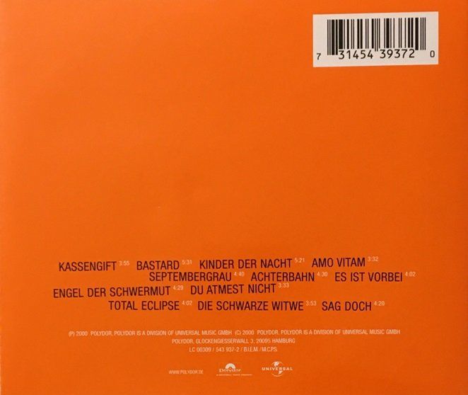 CD: Rosenstolz – Kassengift – Usato da Grüningen venduto da azulgris 1