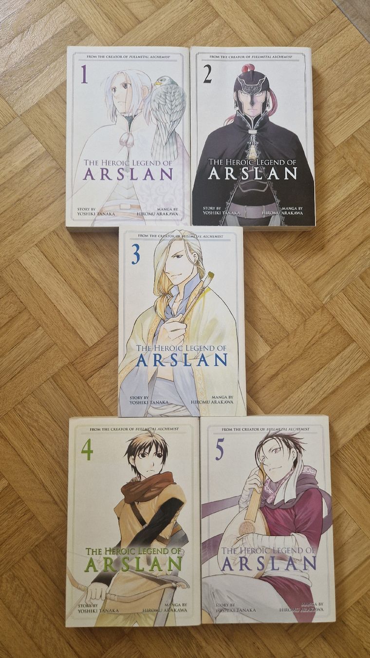 Fumetti: Manga "Arslan" Band 1-5 – Usato da Zürich venduto da Kaname_Madoka