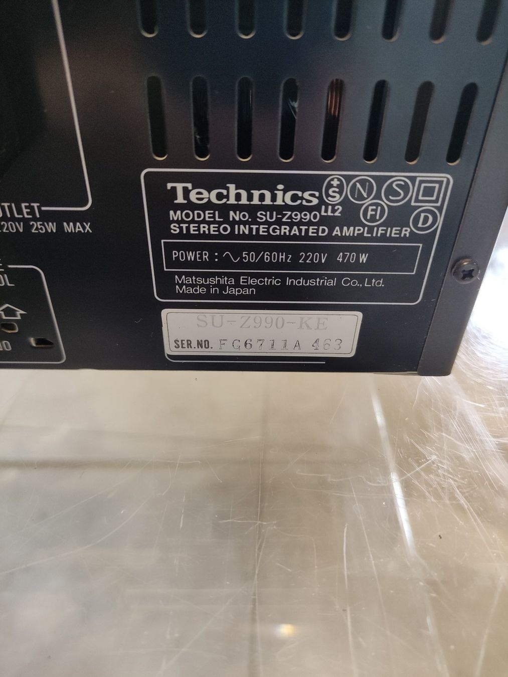 Technics Amplificatori: Technics SU-Z990 Stereo Verstärker – Usato da Mitlödi venduto da Amik 2