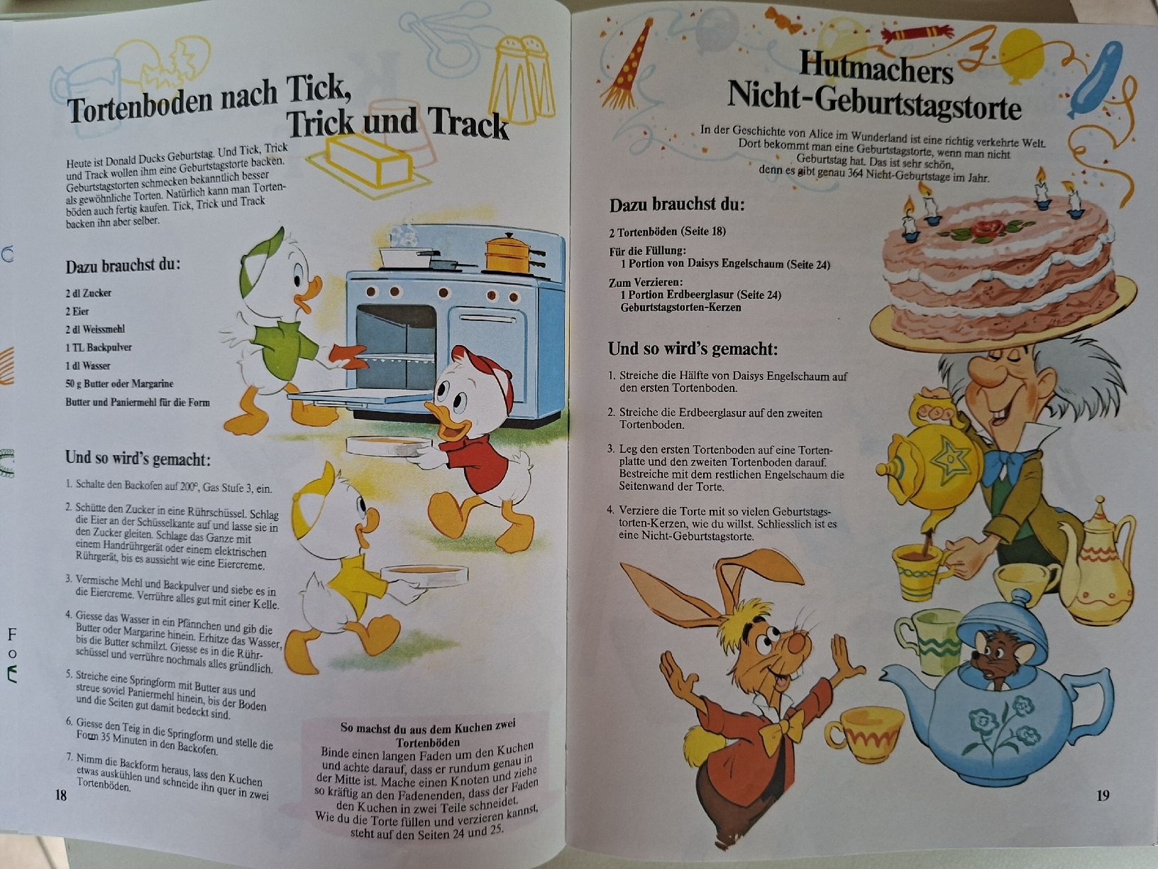 Livres: Altes Disney Kochbuch von 1985  – D'occasion à Schwanden Sigrisw par cadieux71 5