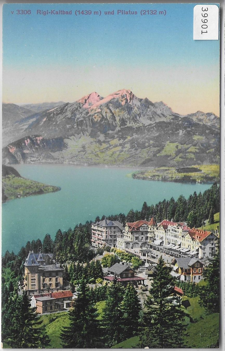 Cartoline postali: Rigi-Kaltbad und Pilatus - Litho – Usato da Ettingen venduto da Kartenplanet