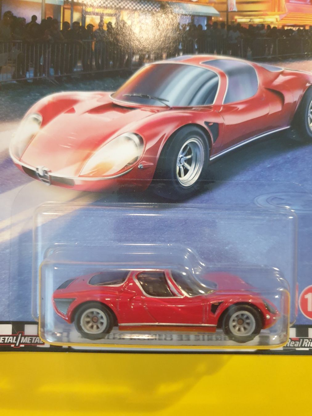 Hot Wheels Modellini d'auto: Hot Wheels '69 ALFA ROMEO 33 STRADALE – Nuovo e nell'imballaggio originale da Oftringen venduto da Rotor 2