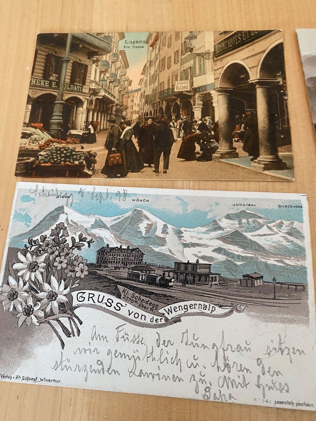 Cartoline postali: Ak Lot Nr 5 – Usato da Mosnang venduto da Goldwasser 1