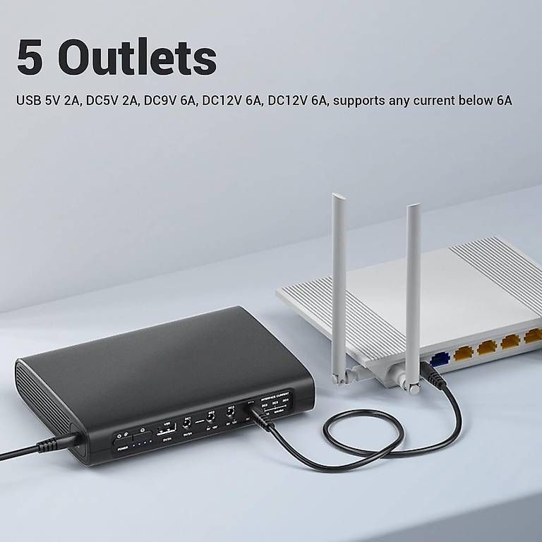 Caricatori & Batterie: Mini-USV-Batterie-Backup, 25600 MAh – Nuovo (secondo la descrizione) da Kreuzlingen venduto da Best-Deal-Oase 1