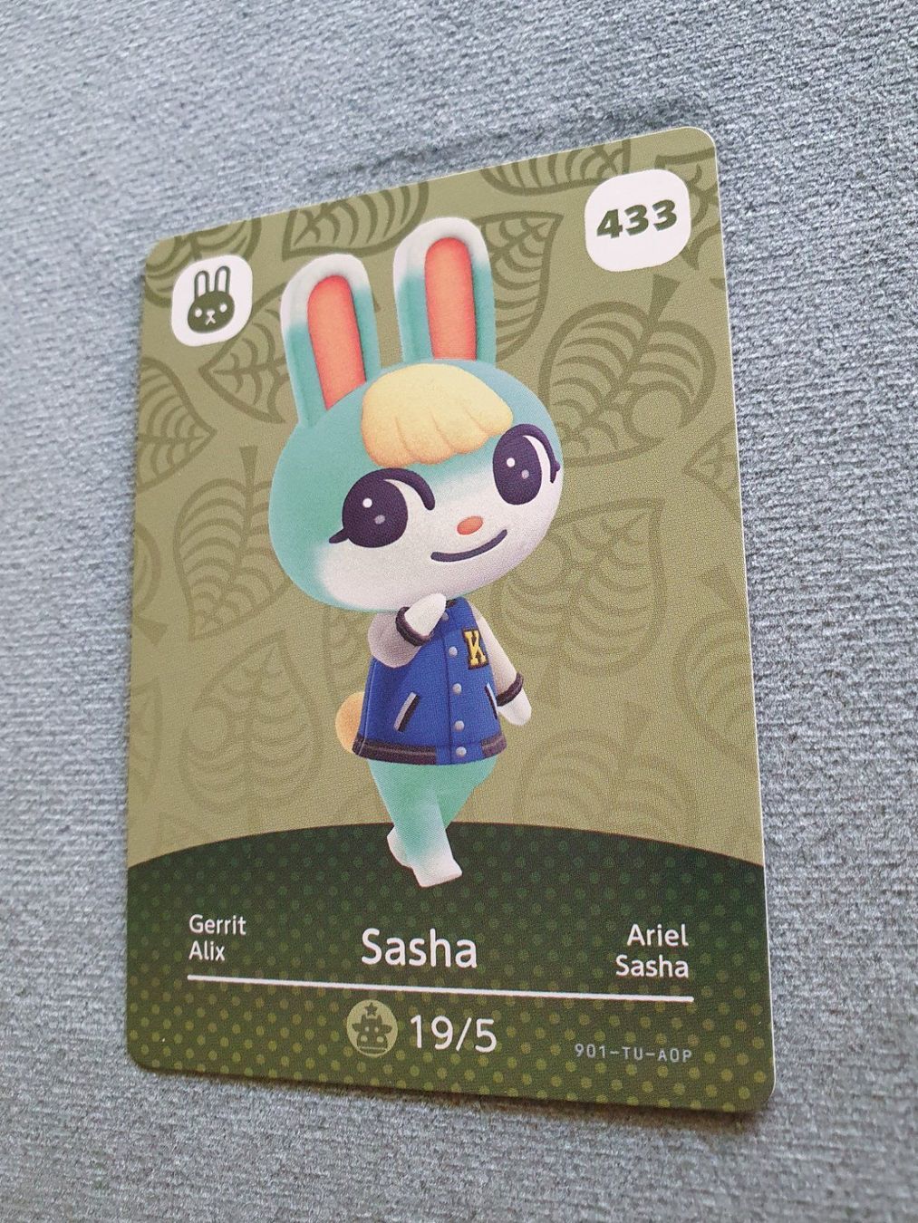 Karten: Carte amiibo Série 5 - Sasha #433 – Neu (gemäss Beschreibung) aus Cossonay-Ville von cba_69tt 2