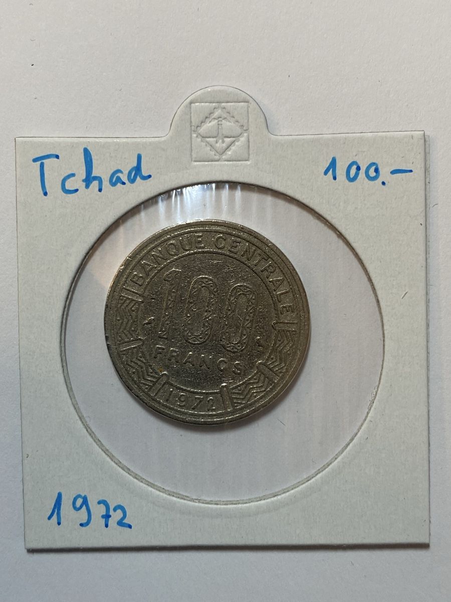 Tutti le monete: Tchad - 100 francs - 1972 – Usato da Payerne venduto da Mike1682