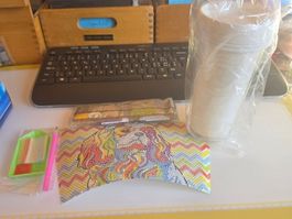 DIAMOND PAINTING BECHER MIT HUNDE MOTIV