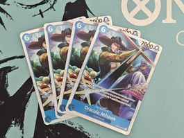 4x One Piece TCG - Dracule Mihawk EN