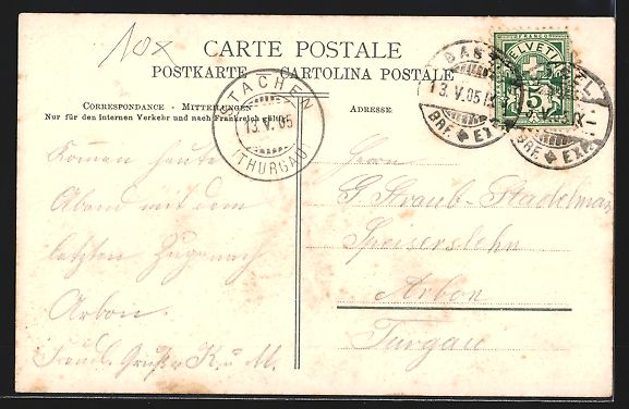 Cartoline postali: Basel, Steinenberg mit Elisabethenkirche – Usato da Berlin venduto da bartko-reher 1