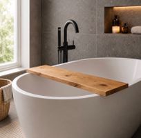 Naturbelassenes Badewannenbrett mit Charakter