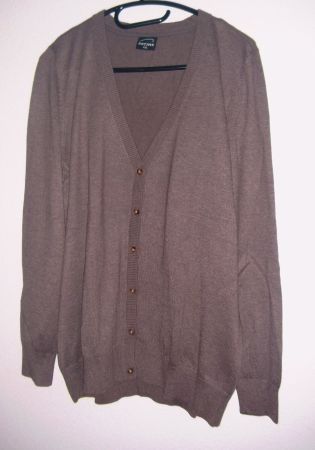Feinstrick - Weste, G. XXL, Braunbeige * ARTIME *