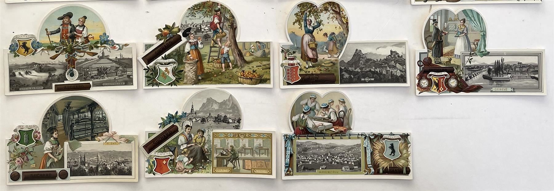 Arts picturaux & lithographies: Suchard - Komplette Serie 22 Chromobilder Kantone / Cantons – D'occasion à Savagnier par Ne2065 3