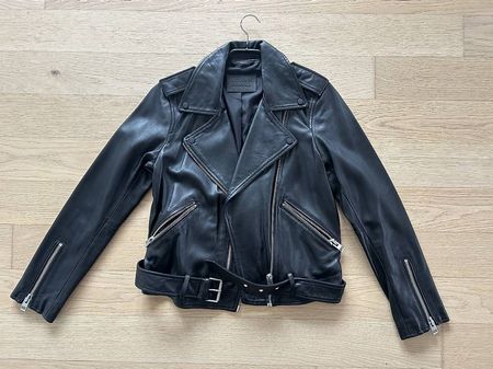Allsaints Lederjacke Gr. 38