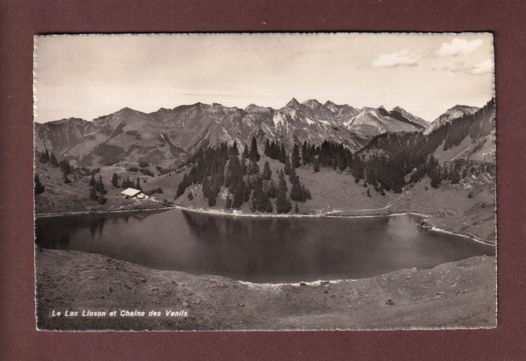 Ansichtskarten: LAC LIOSON - Chaine des Vanils – Gebraucht aus Pully von nicecards-shop