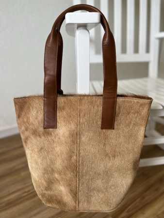 Rindsleder Tasche - Neu Handgemacht