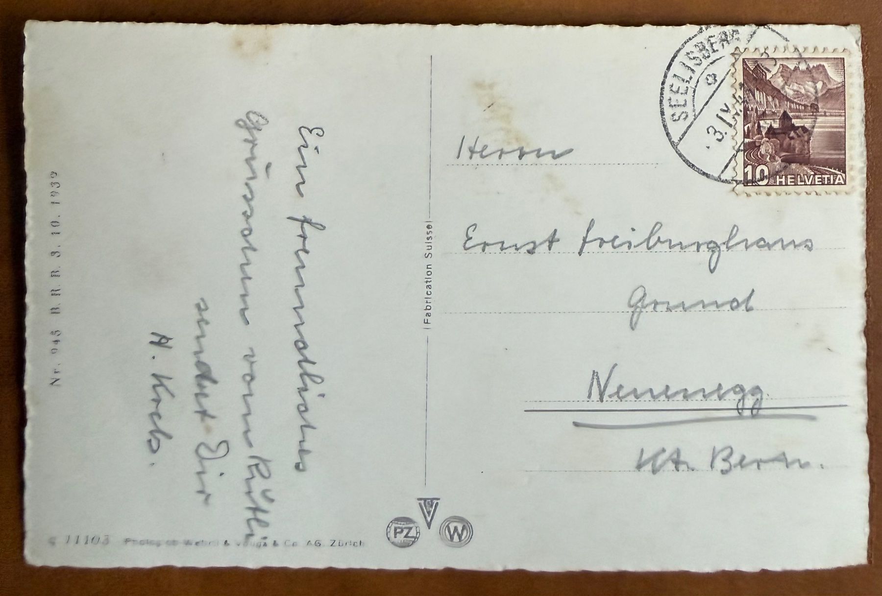 Cartoline postali: Rütliwiese 1943 – Usato da Lutry venduto da Ediego 1