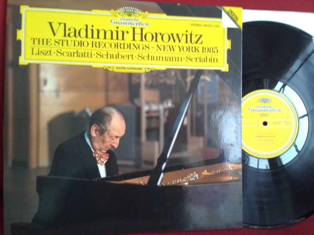 HOROWITZ - Studio Recordings New York 1985; LP DG Digital NM | Kaufen ...