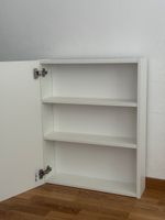Wandschrank mit 2 Böden, weiß, 60x15x75 cm