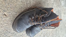 Arbeitsstiefel NO RISK Schwarz Orange Grösse 43 gebraucht
