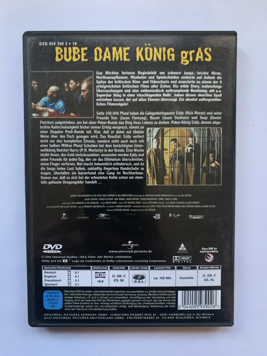 Tutti i DVDs: DVD Bube Dame König Gras – Usato da Salavaux venduto da Lune_Diurne 1