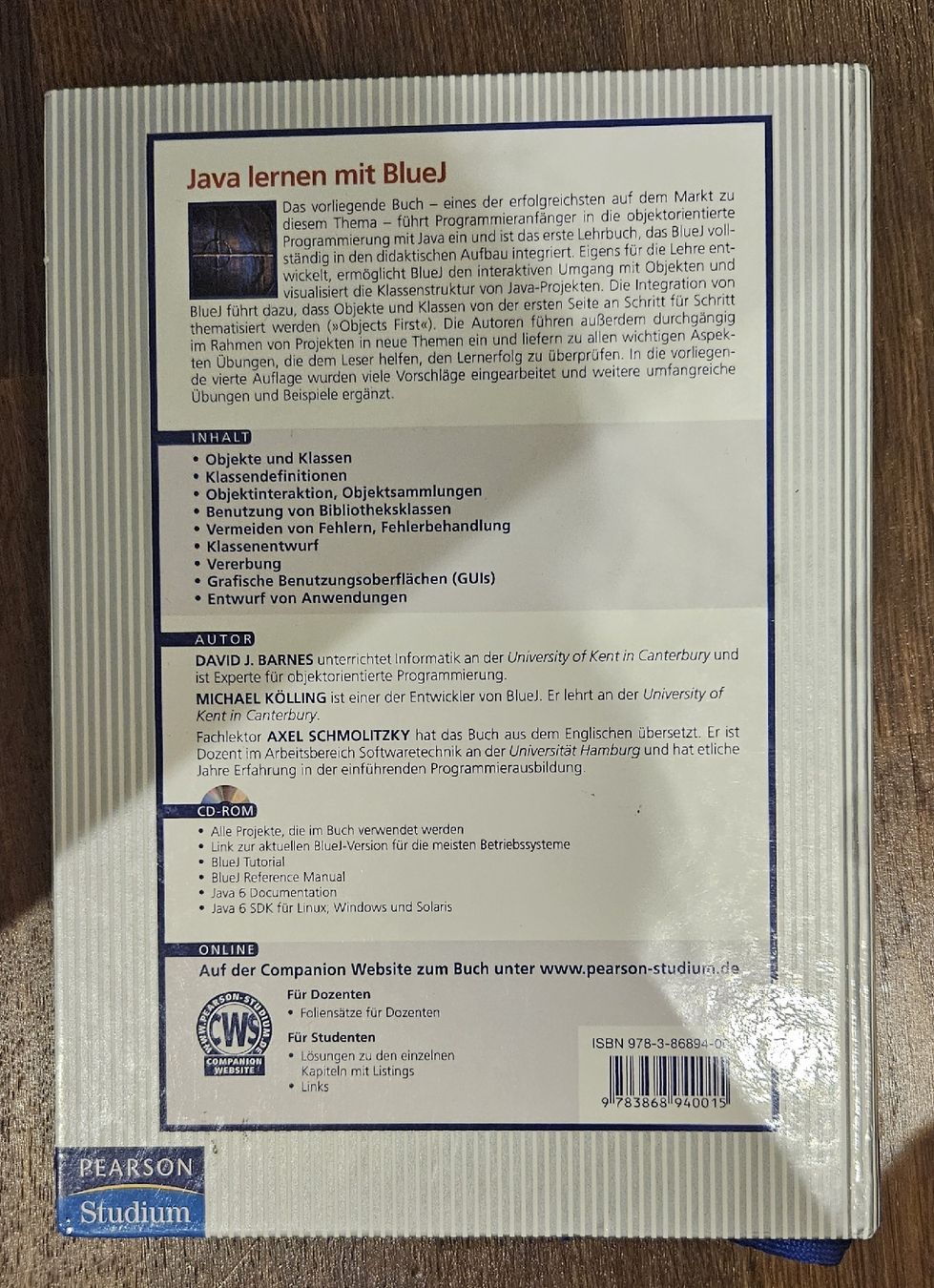 Libri: Java lernen mit BlueJ - Objektorientierte Programmierung – Usato da Frümsen venduto da Milka11 1