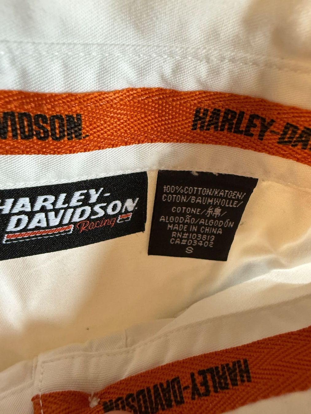 Harley-Davidson Camicette: Harley-Bluse, Damen, kurzarm, Grösse S – Usato da Steinhausen venduto da Erwa1 2