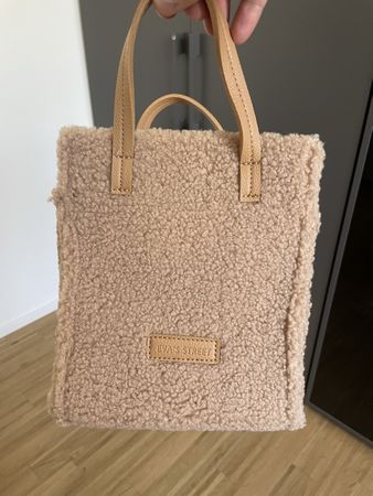 Eva's Street Handtasche Teddy Optik beige neuwertig