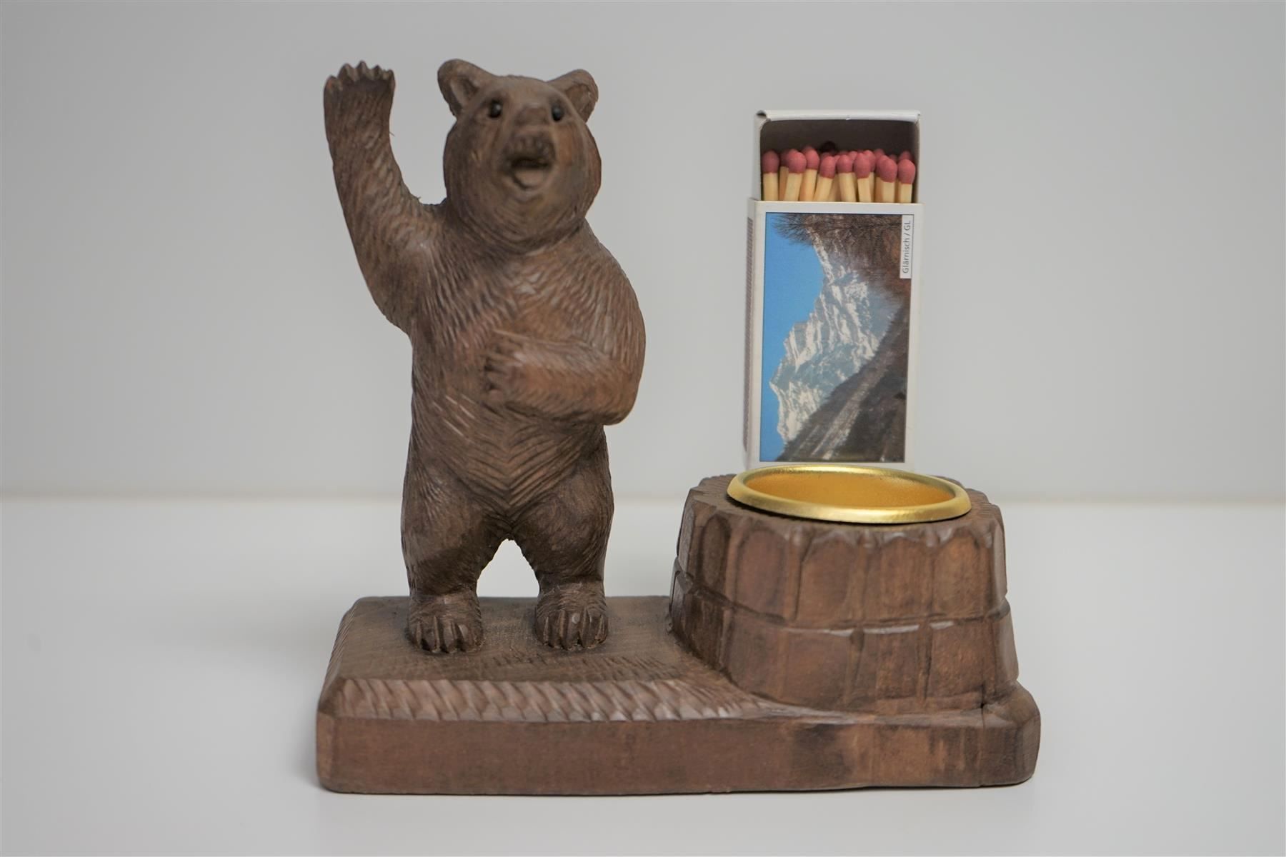 Skulpturen & Statuen: Bär, Brienzer Schnitzerei – Gebraucht aus Brienz BE von P.Edelweiss