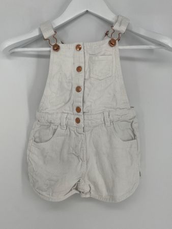 Mädchen Latzhose Shorts Gr. 110/116 Piaza Italia Girls