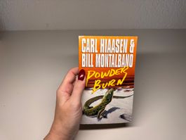NOVEL: Carl Hiaasen & Bill Montalband, Powder Burn