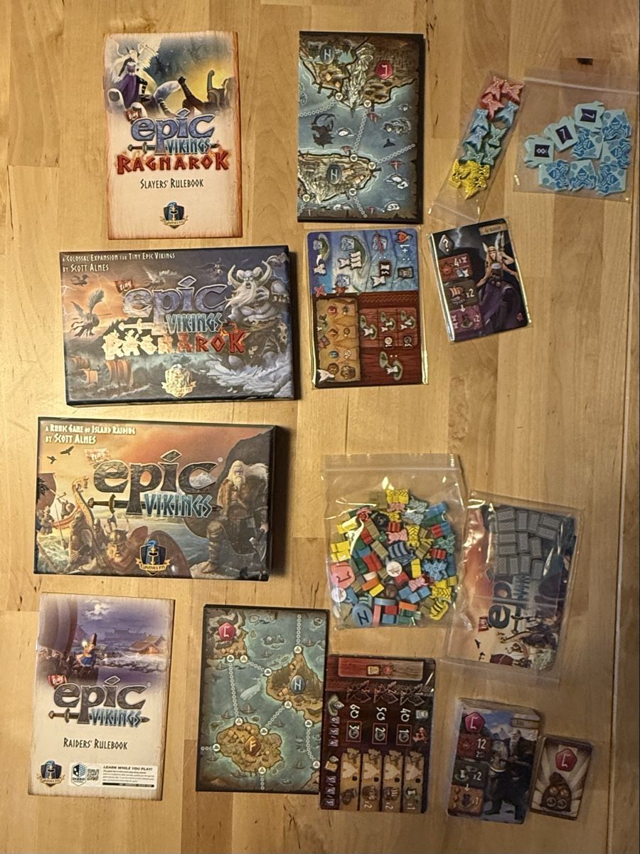 Spiele: Tiny epic Vikings + extension Ragnarok – Neu (gemäss Beschreibung) aus Meinier von fabdab 1