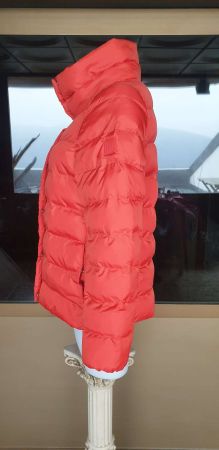 Winterjacke von Street One "LOVE" in orange GR M