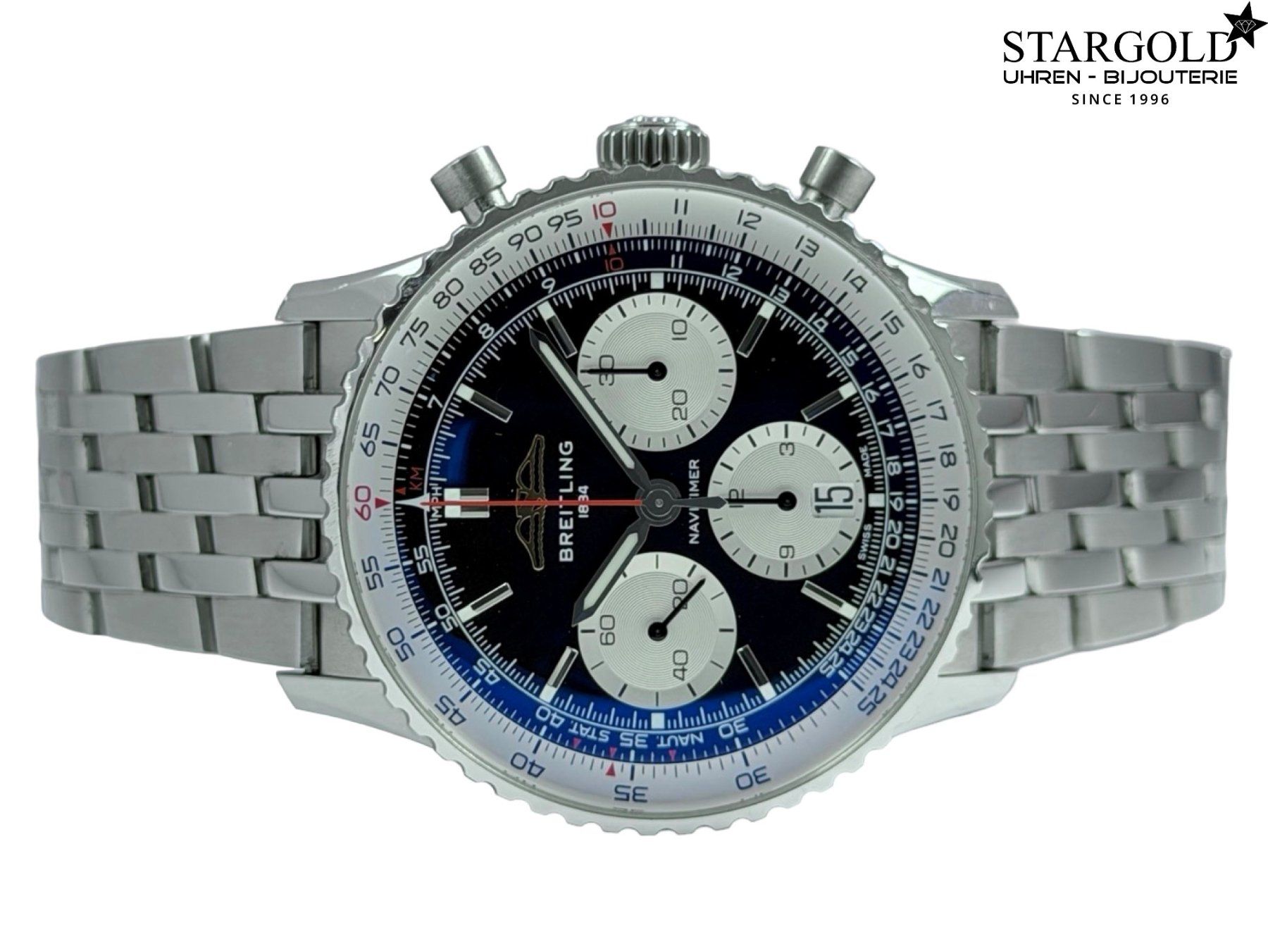 Breitling Uhren: Breitling Navitimer B01 Chronograph - AB0139211B1A1 – Gebraucht aus Zürich von Stargold-Uhren 1