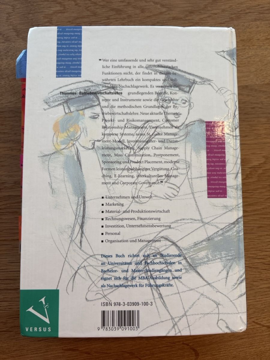 Libri: Buch Betriebswirtschaftslehre – Usato da Muhen venduto da Claudi1985 1