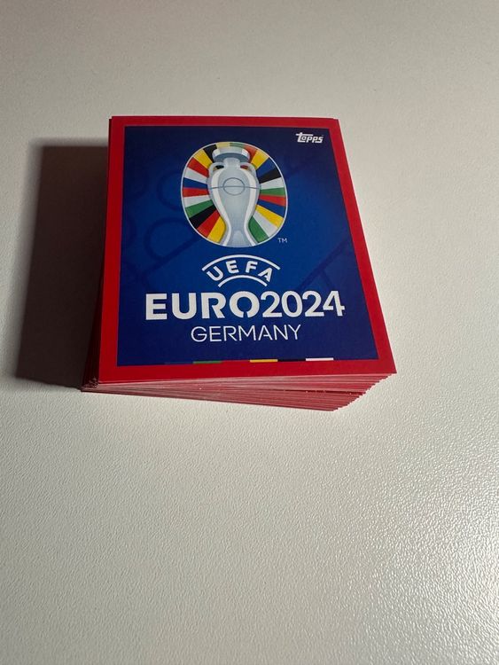 Topps Euro 2024 Bilder 100 Stück keine doppelte keine Liste Acheter