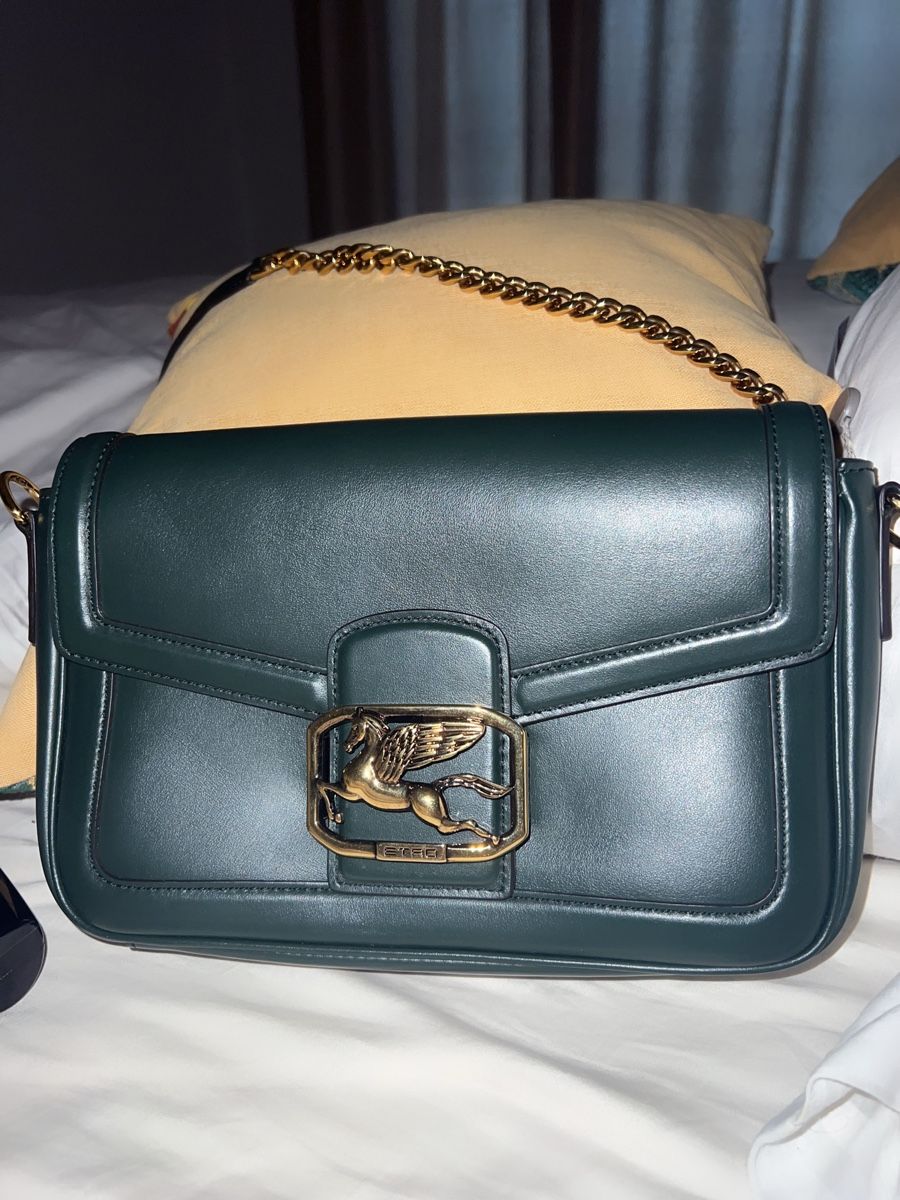 Etro Borse da donna: Etro bag Pegaso green – Usato da Thalwil venduto da 0041angel 4