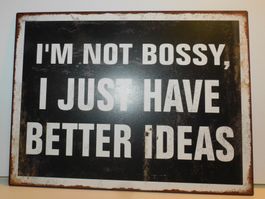 Werbeschild Schild Blechschild - 27 x 35 cm