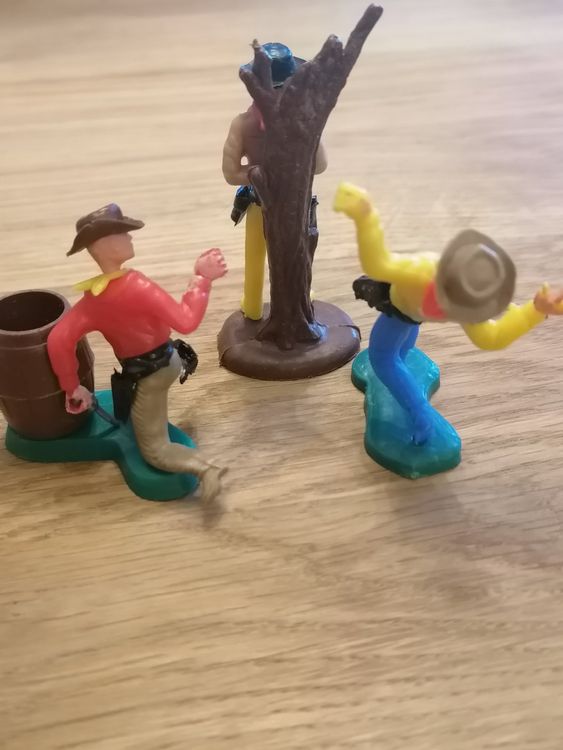 Hong Kong Plastik Figuren Cowboys - Ähnlich Timpo 5