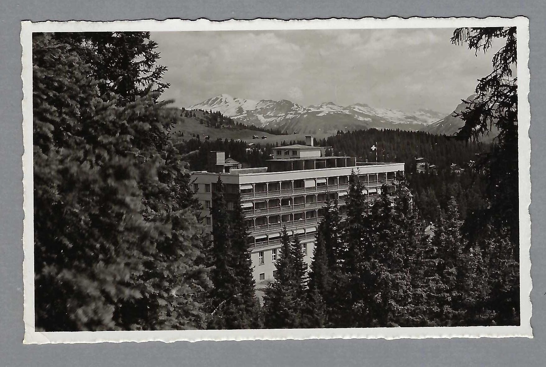 Cartoline postali: 1935, AROSA, FLORENTINUM – Usato da Pura venduto da ulisse1957
