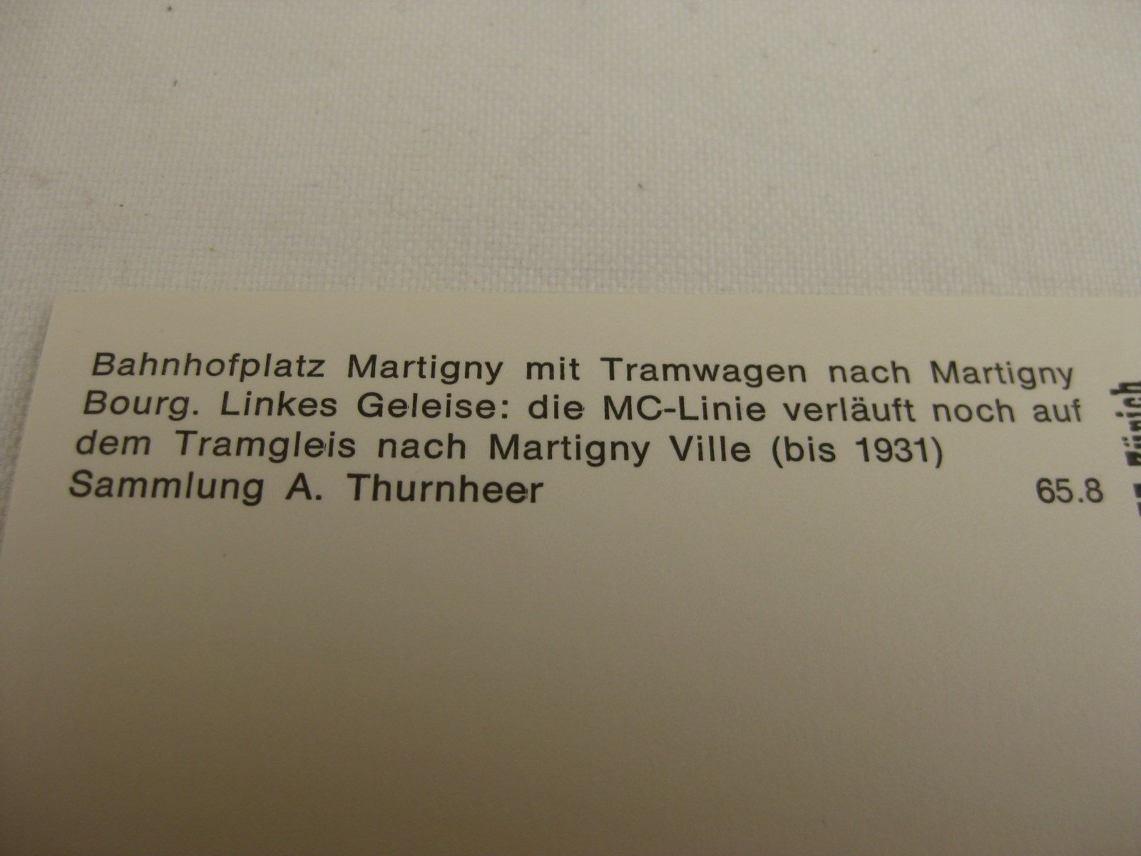 Cartoline postali: AK TrMB Trambahn in Martigny CFF – Nuovo (secondo la descrizione) da Malters venduto da Marosko 1
