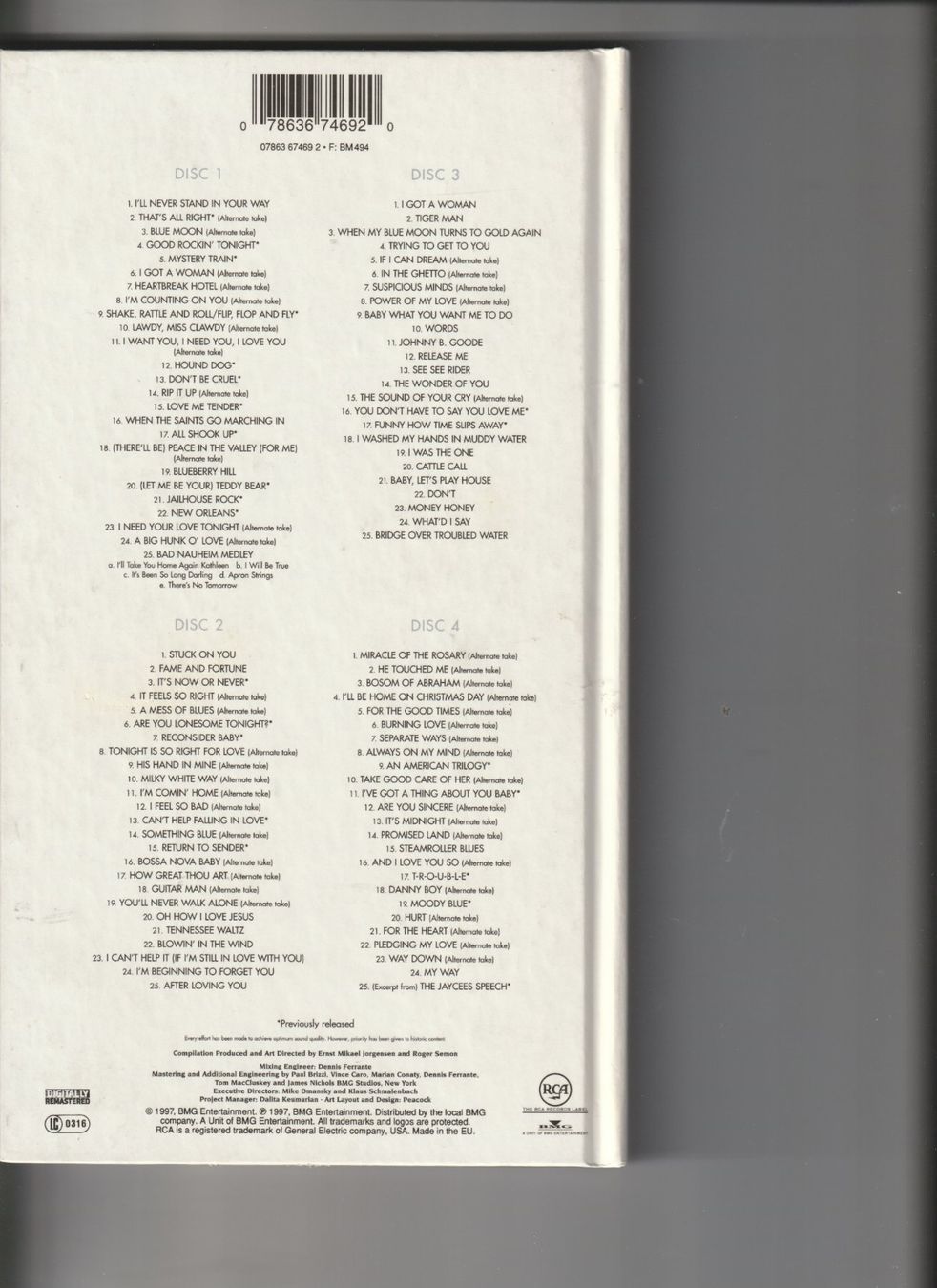 CD: Elvis Presley - Platinum – Usato da Chur venduto da zowie72 1