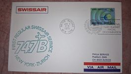 Swissair New York - Zürich 01.04.1971