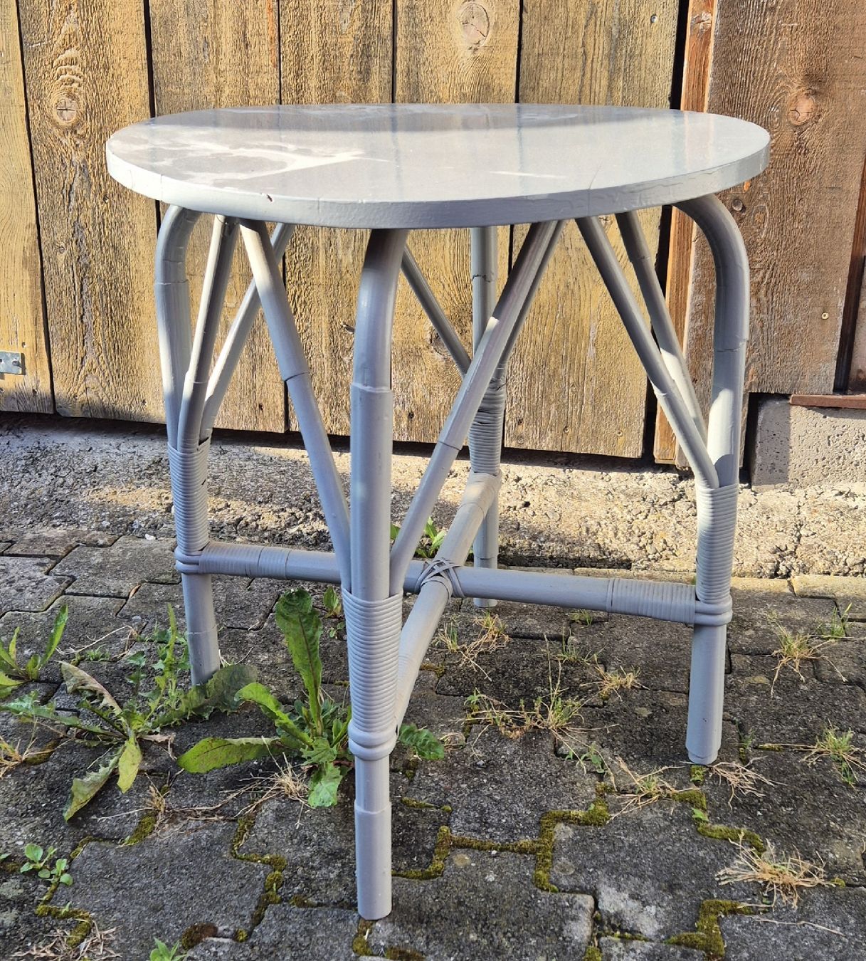 Tables: Holz, Bambus Tisch – D'occasion à Vilters par Fleiflomi