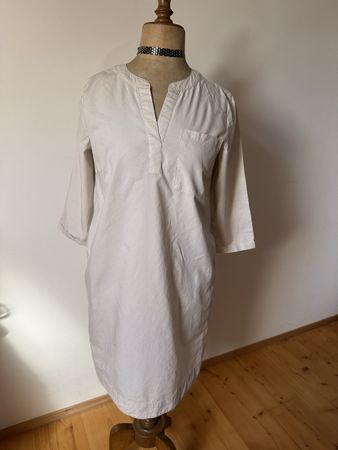 Tom Tailor Kleid, beige, Grösse 34 - Sommerlich leicht!